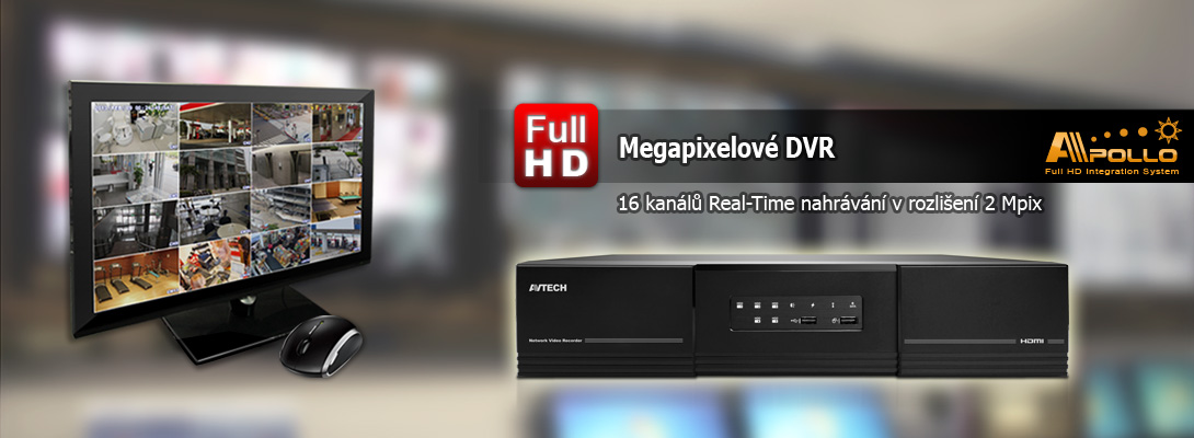 Megapixelové DVR